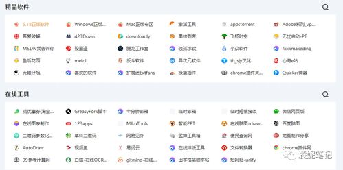 凌妮筆記 發福利了,這個資源導航網站集上百款精品軟件資源,關鍵是免費